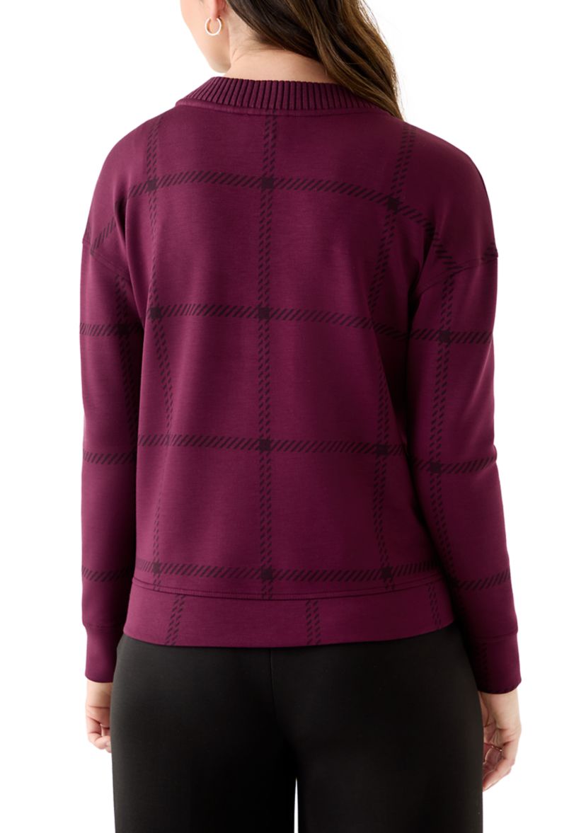 Womens Long Sleeve V-Neck High Low Top