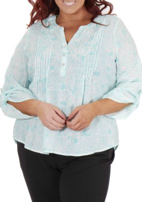 belk plus size tops