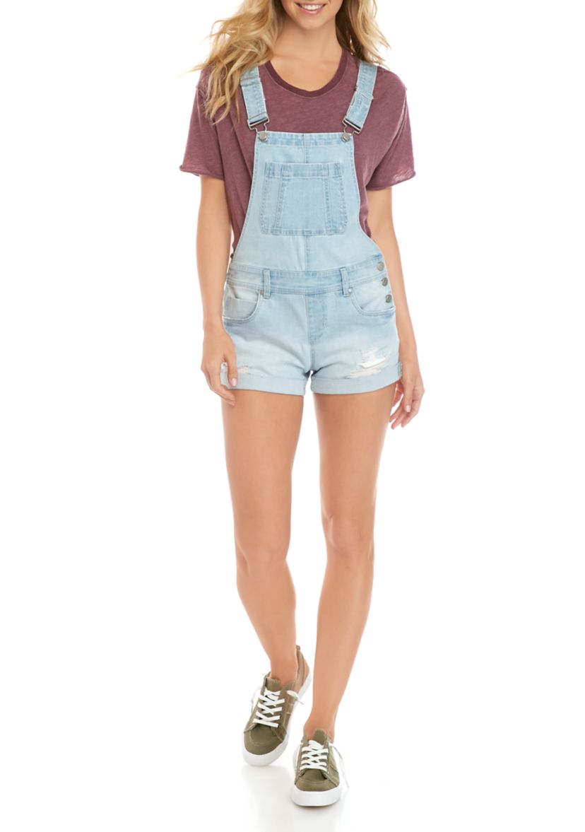 Juniors Roll Cuff Shortalls 