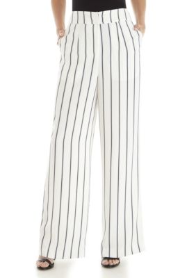 Madison Wide Leg Stripe Pants | belk