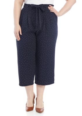 green polka dot pants