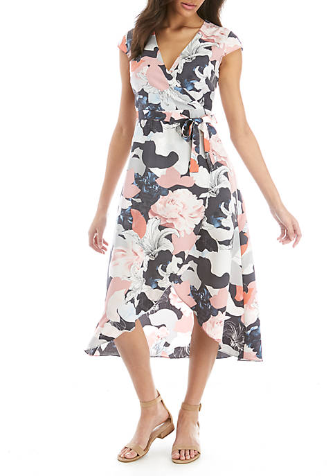 Madison Floral Wrap Dress | belk