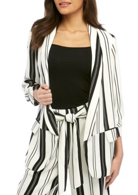side button wrap cardigan pants plus size