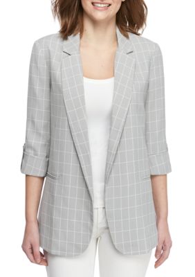 kasper tab sleeve jacquard jacke