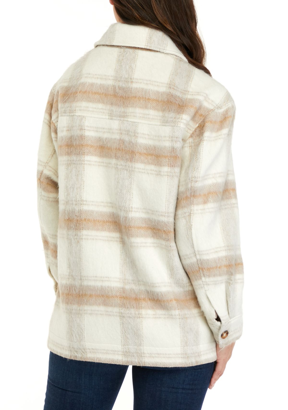 Womens Faux Wool Shacket