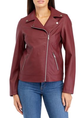 Women's Solid Maroon Activewear Jacket