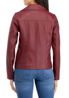 Women's Vegan Leather Moto Jacket