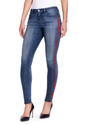 ladies jeans with side stripe