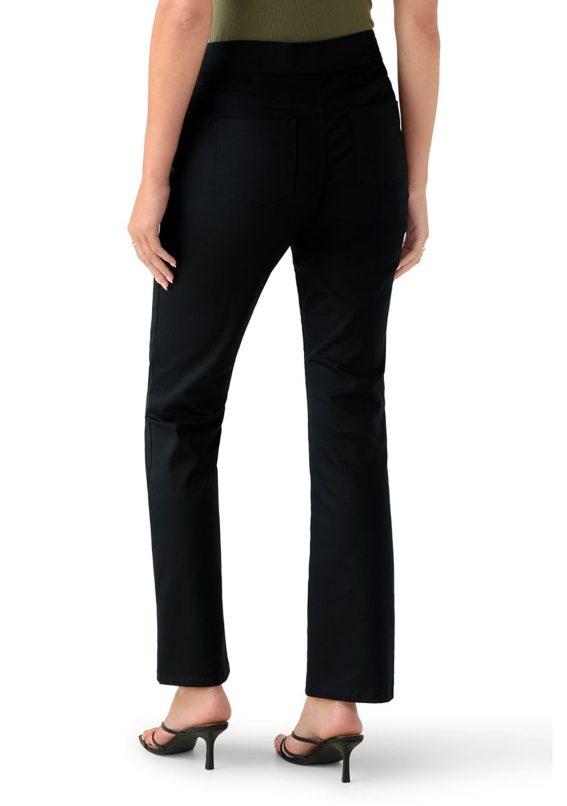 Womens Cotton Super Stretch Boot Cut Pants