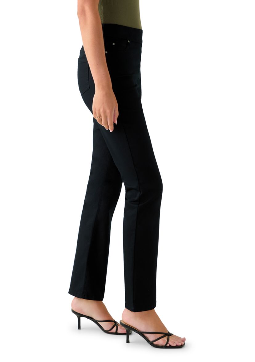 Womens Cotton Super Stretch Boot Cut Pants