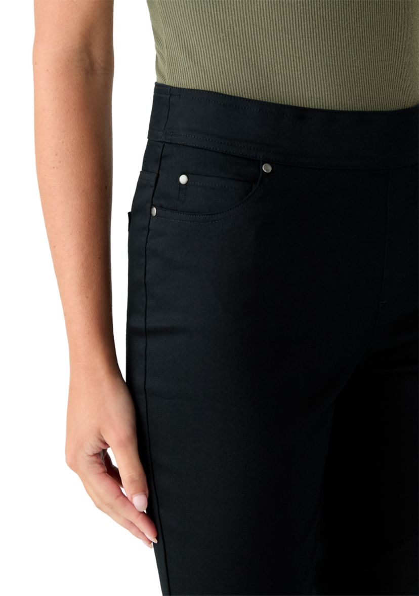 Womens Cotton Super Stretch Boot Cut Pants