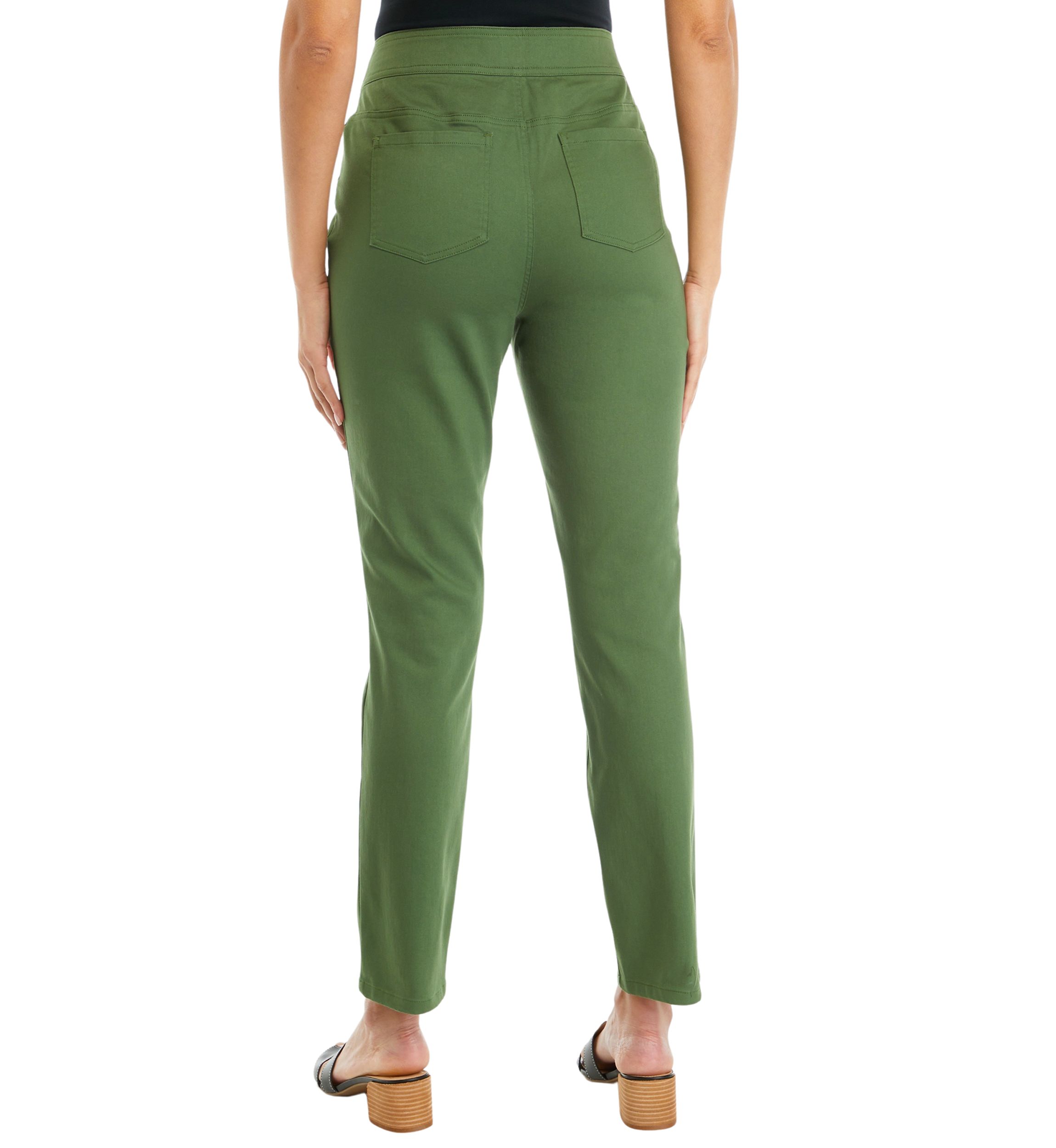 Womens Solid Fashion Pants