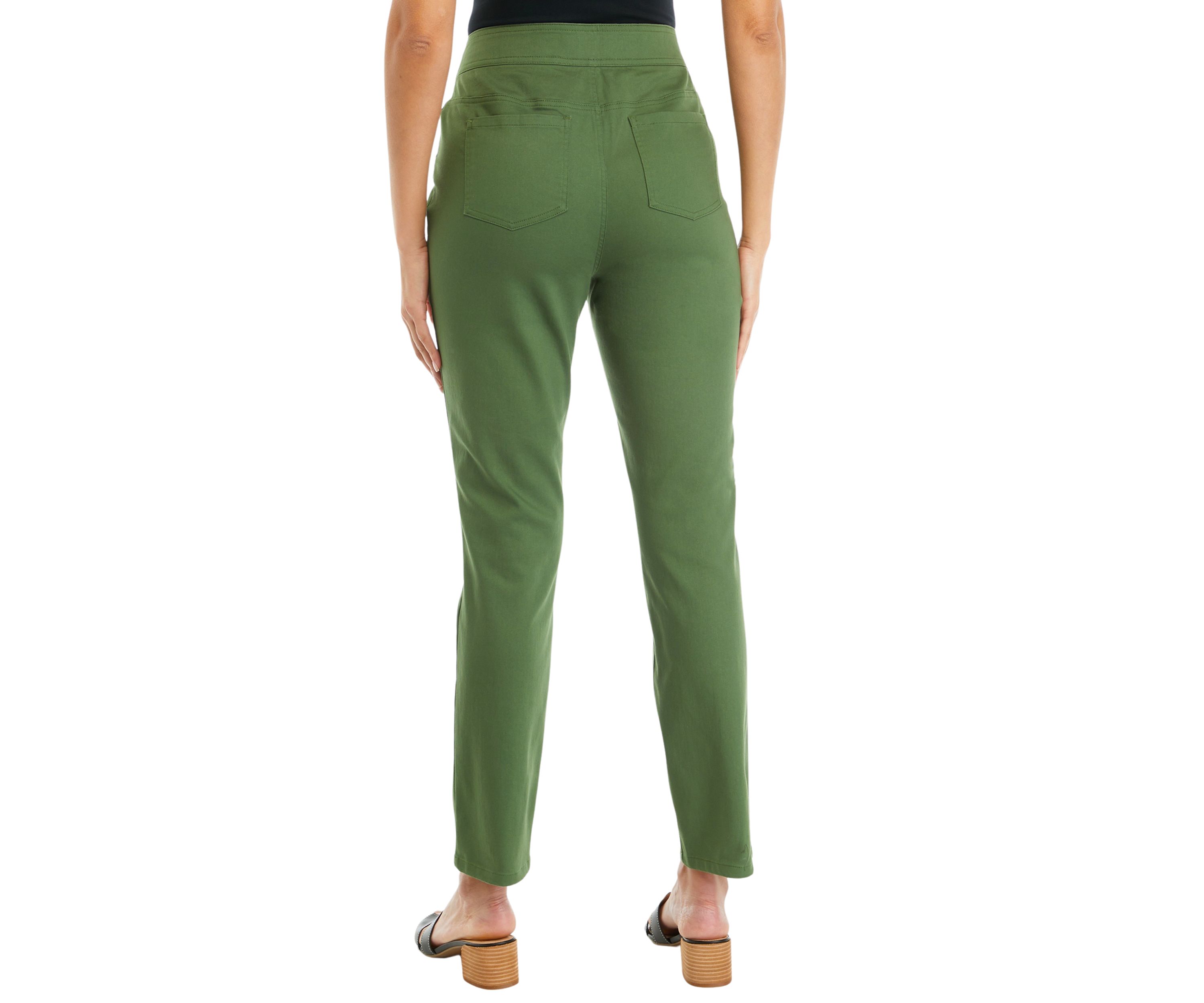 Womens Solid Fashion Pants