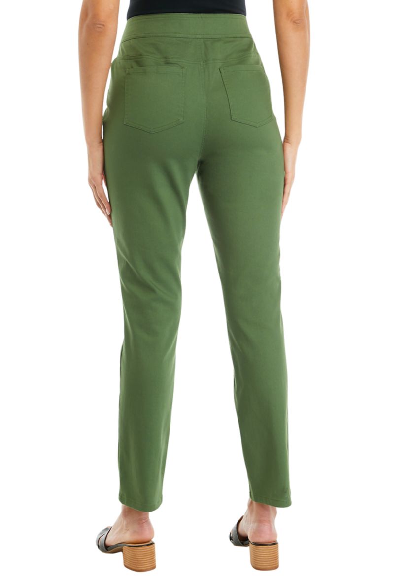 Womens Solid Fashion Pants