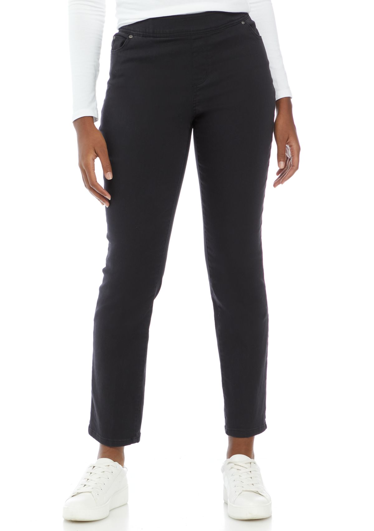 Womens Cotton Straight Leg Pants 