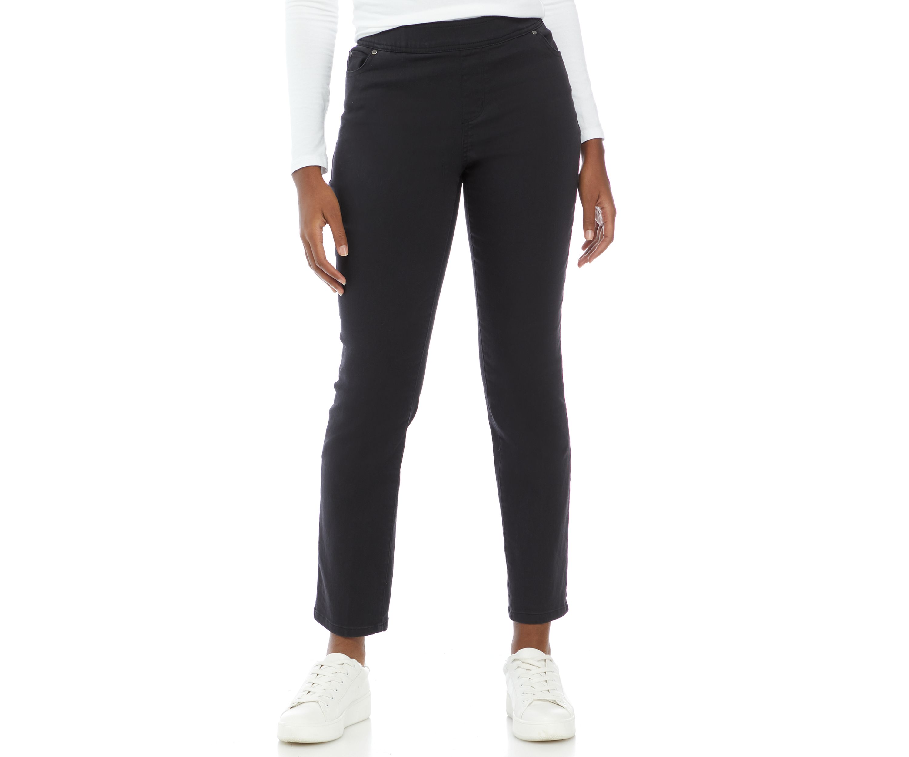 Womens Cotton Straight Leg Pants 