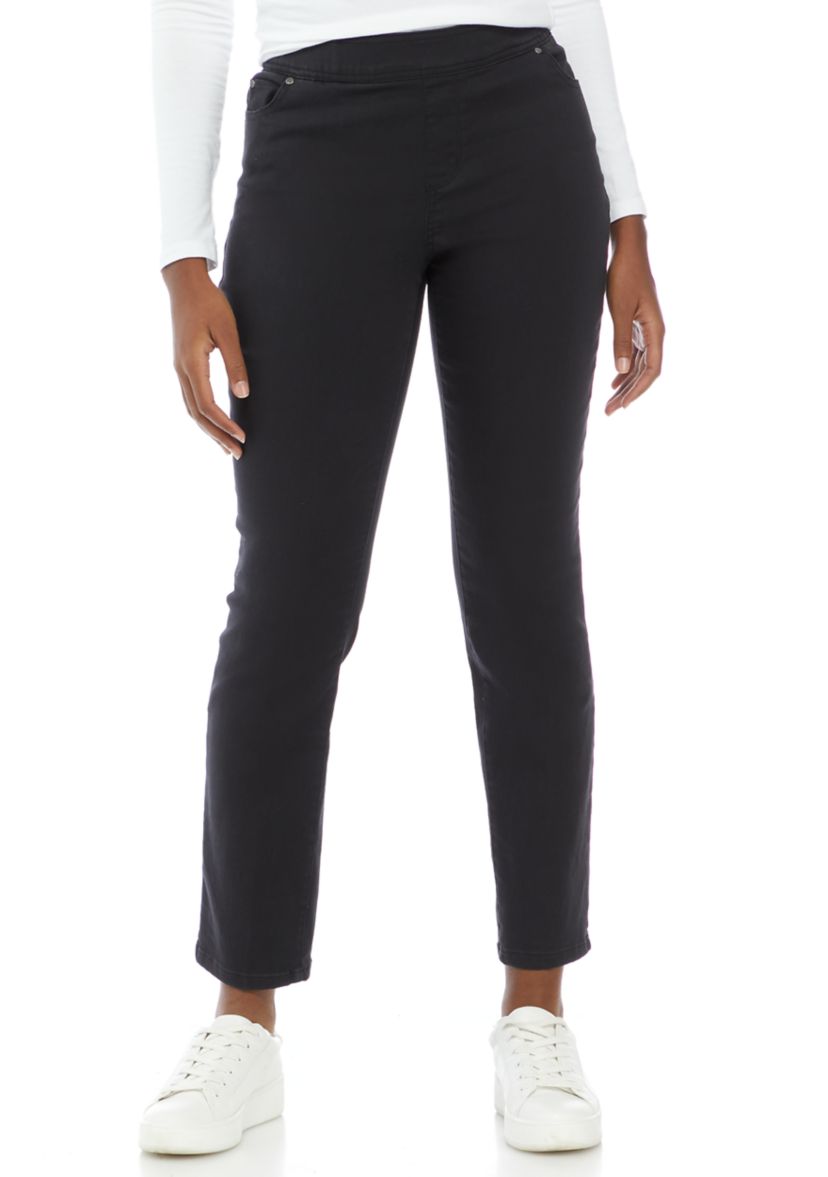 Womens Cotton Straight Leg Pants 