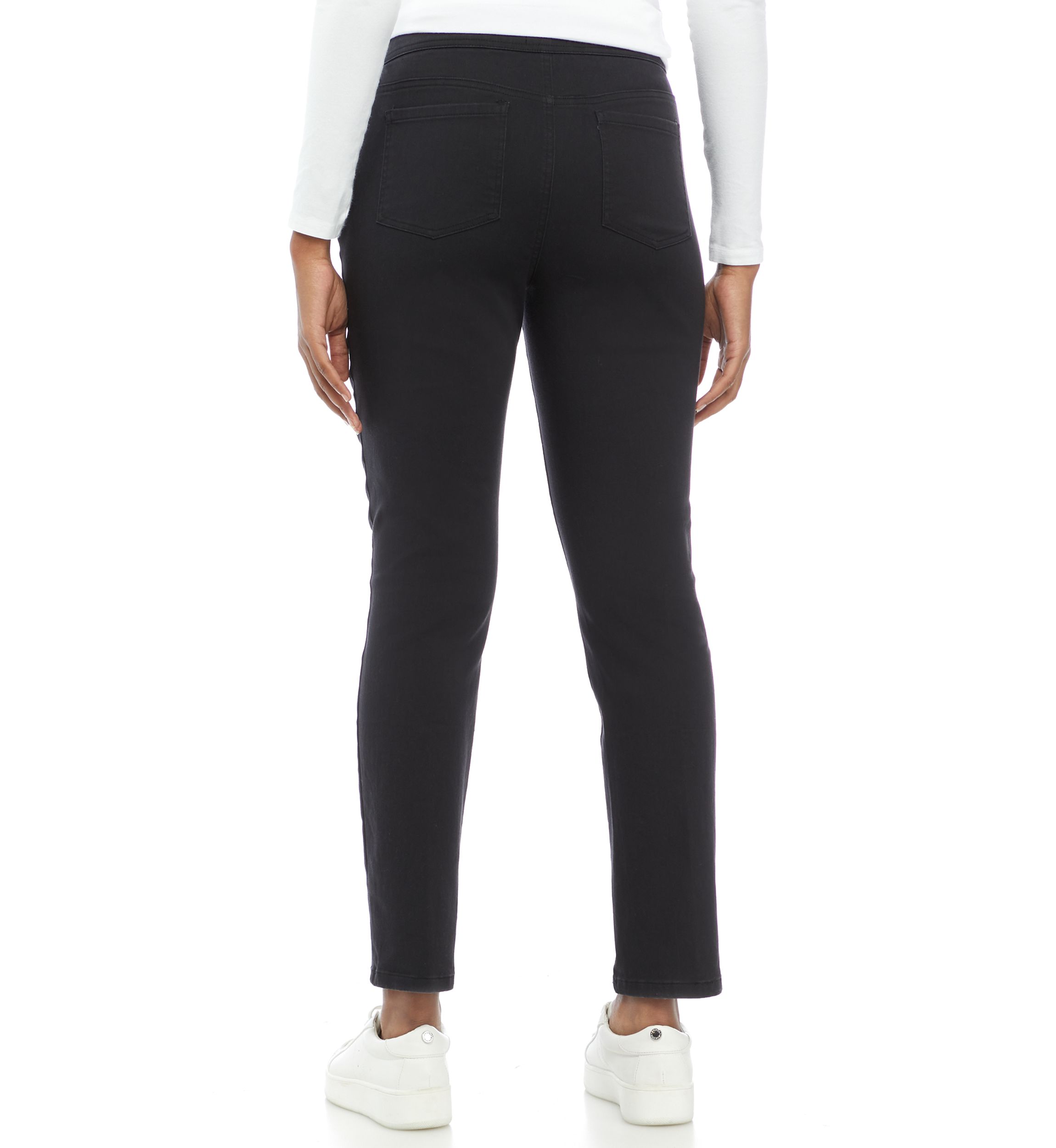 Womens Cotton Straight Leg Pants 