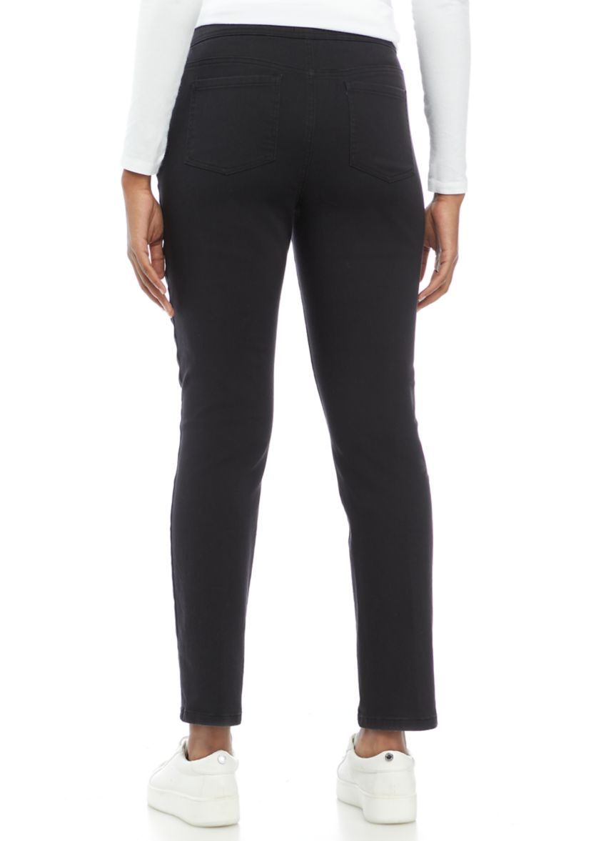 Womens Cotton Straight Leg Pants 