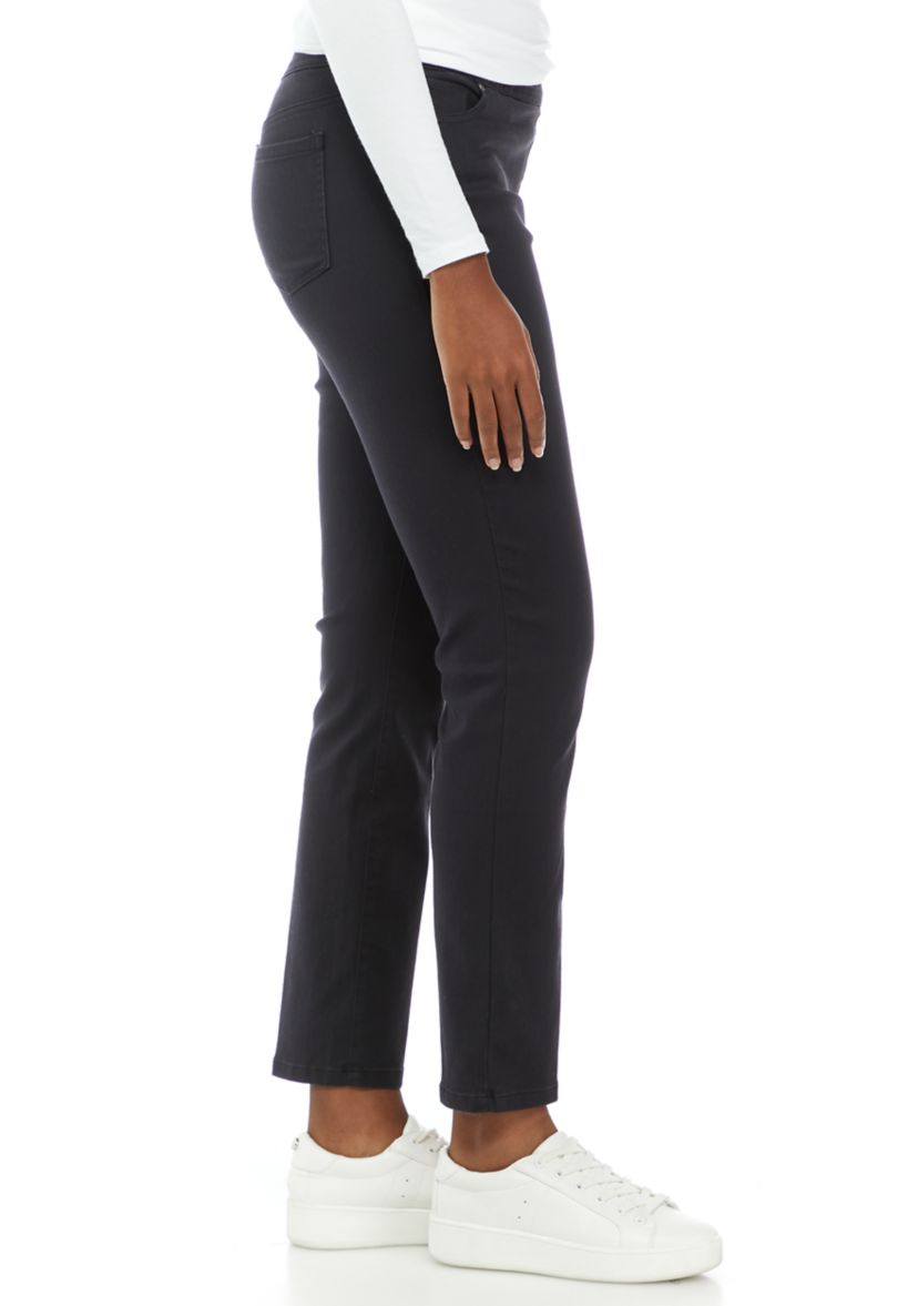 Womens Cotton Straight Leg Pants 
