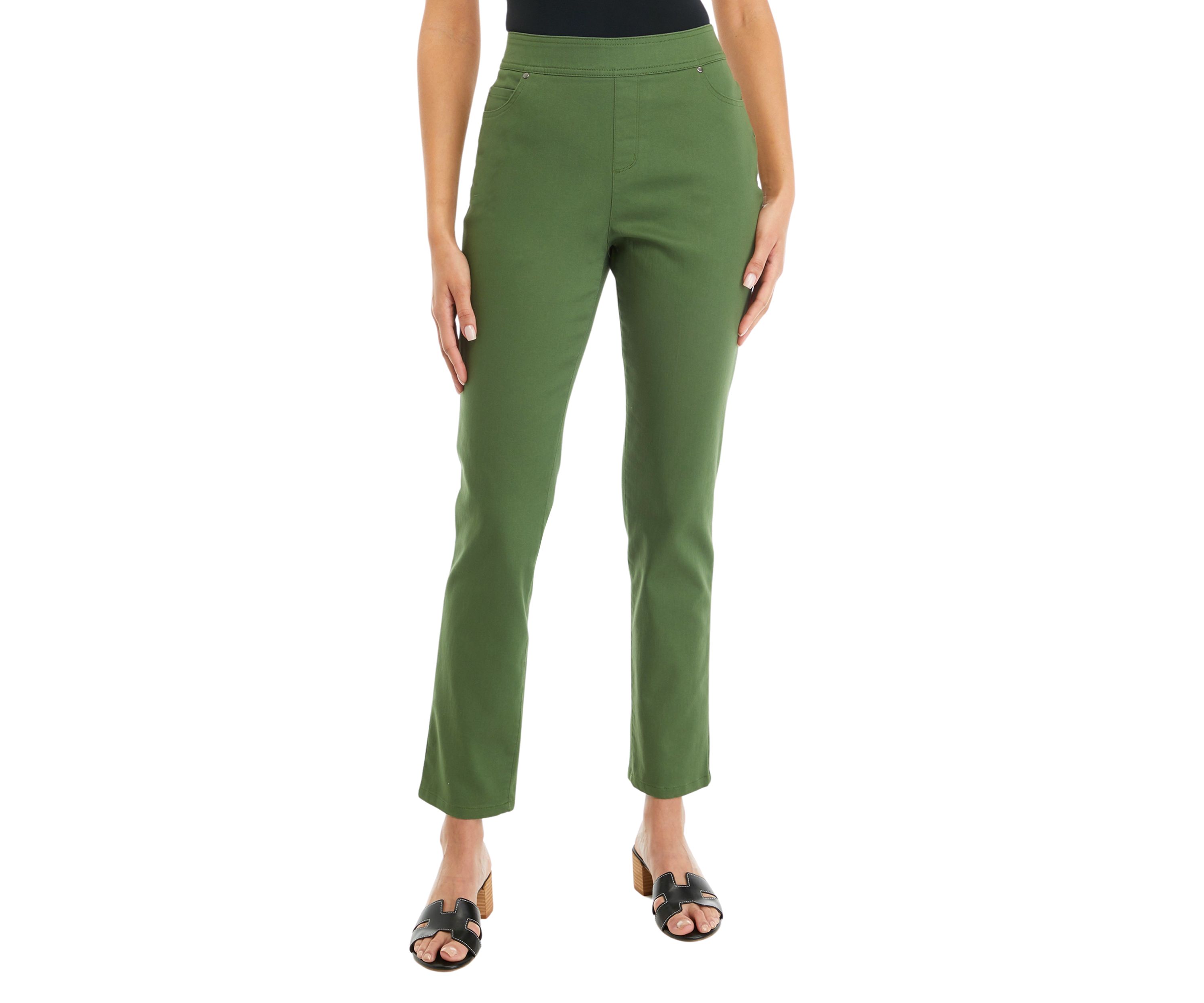 Womens Solid Fashion Pants