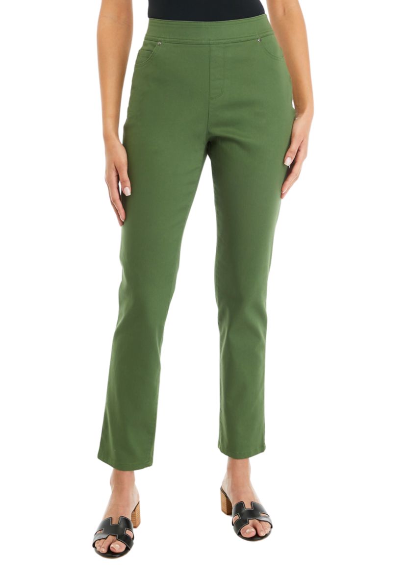 Womens Solid Fashion Pants