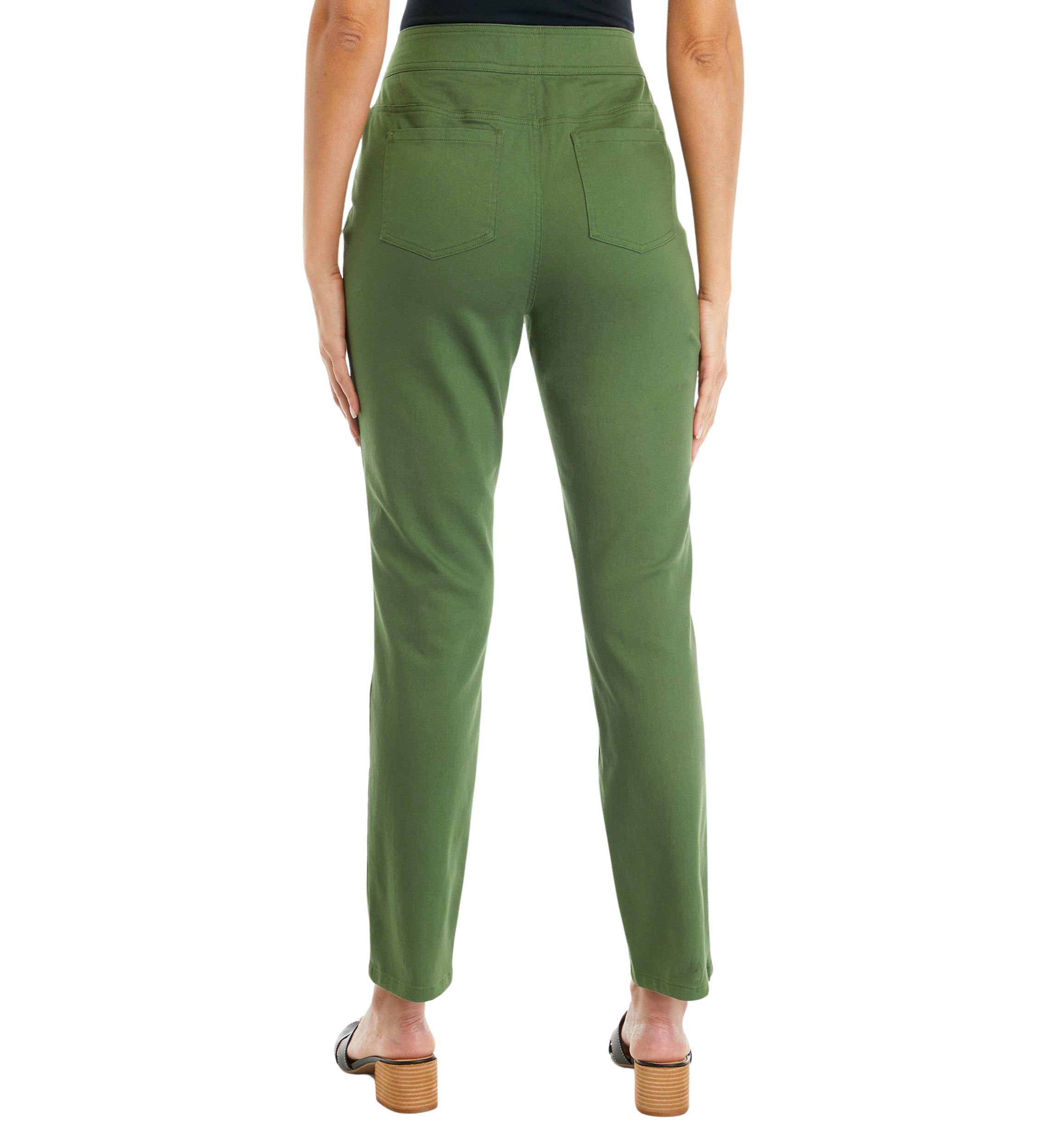 Womens Solid Fashion Pants