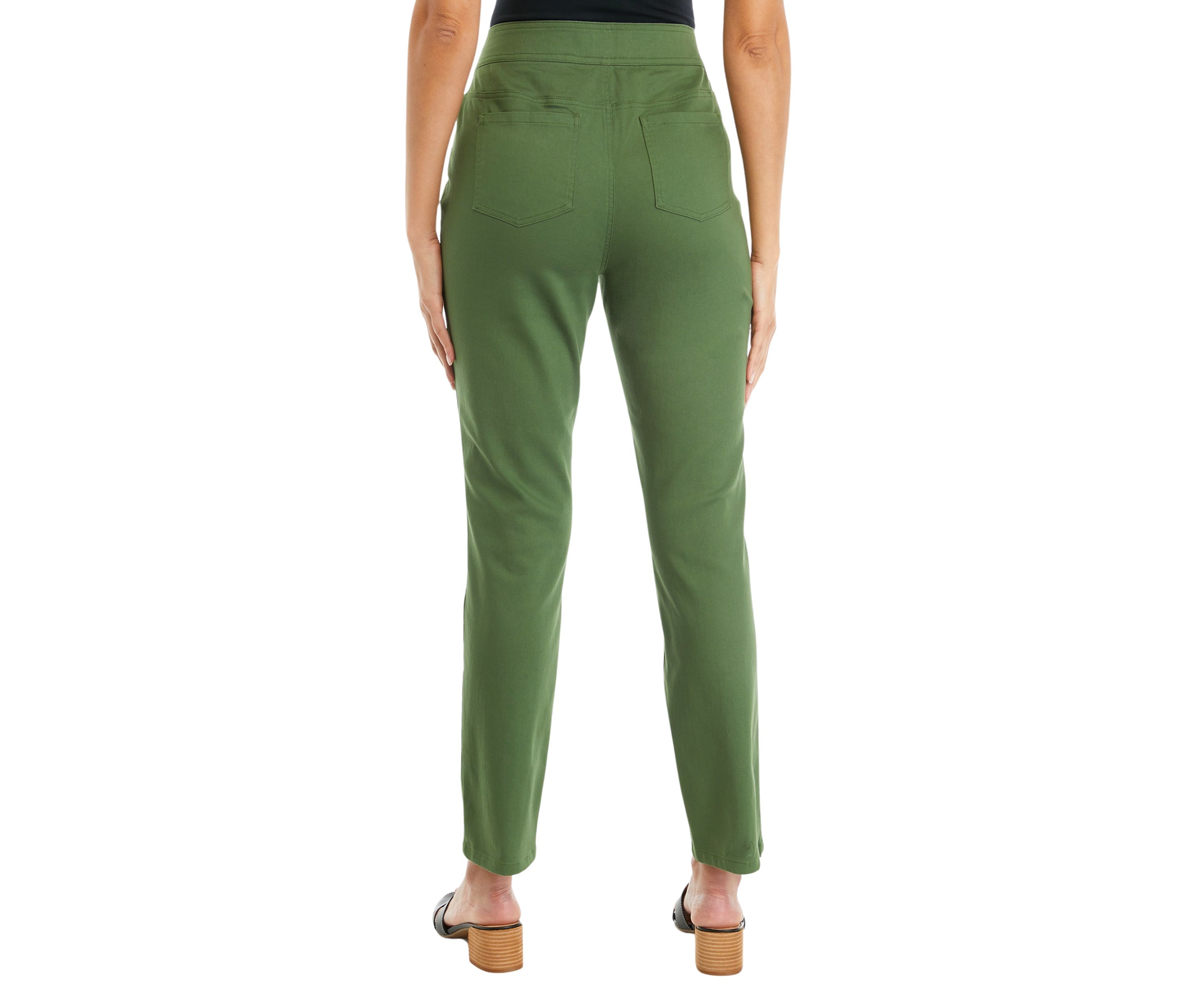 Womens Solid Fashion Pants