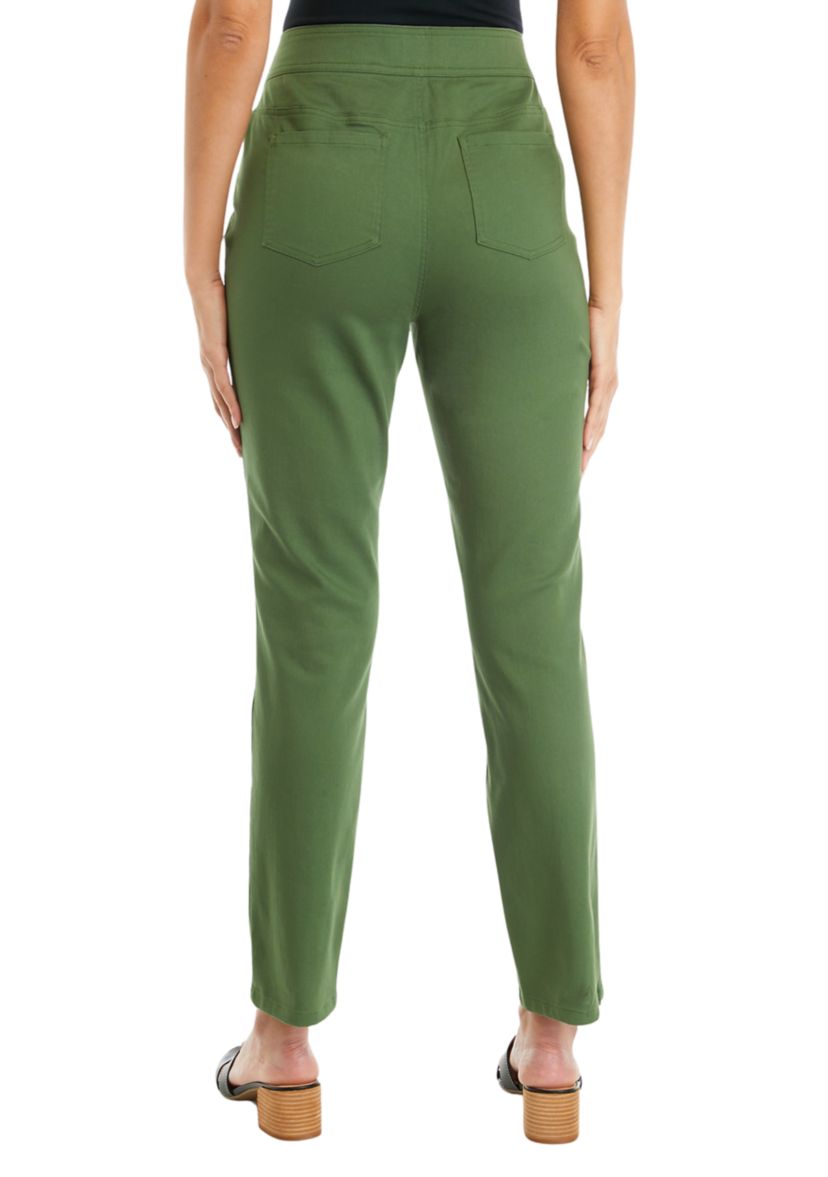 Womens Solid Fashion Pants