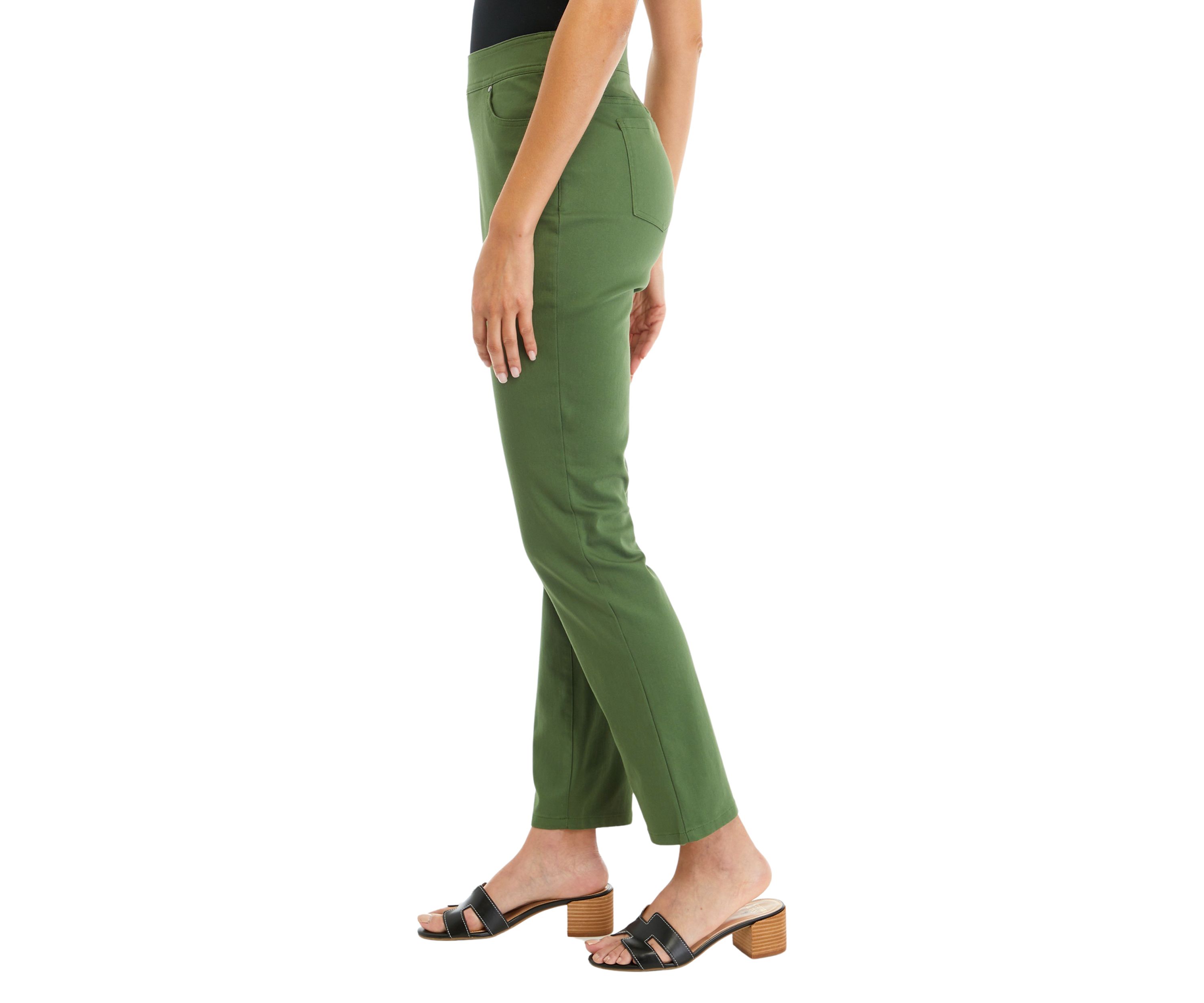 Womens Solid Fashion Pants