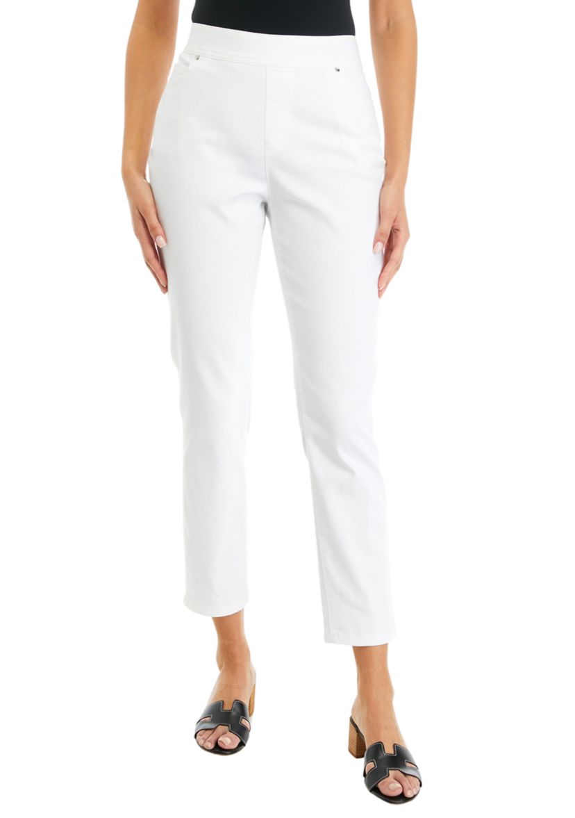 Womens Solid Fashion Pants
