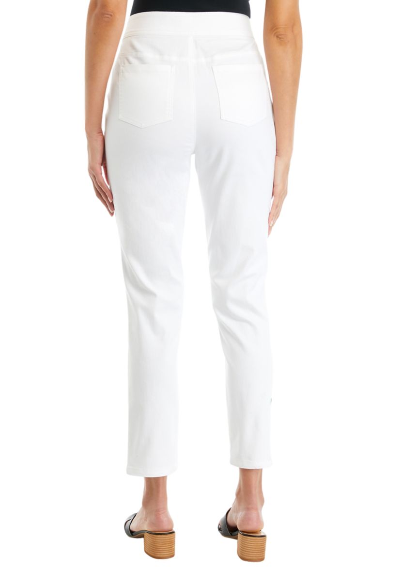 Womens Solid Fashion Pants