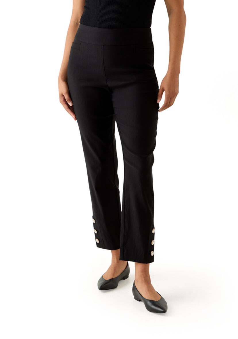 Womens Millennium Button Hem Pants