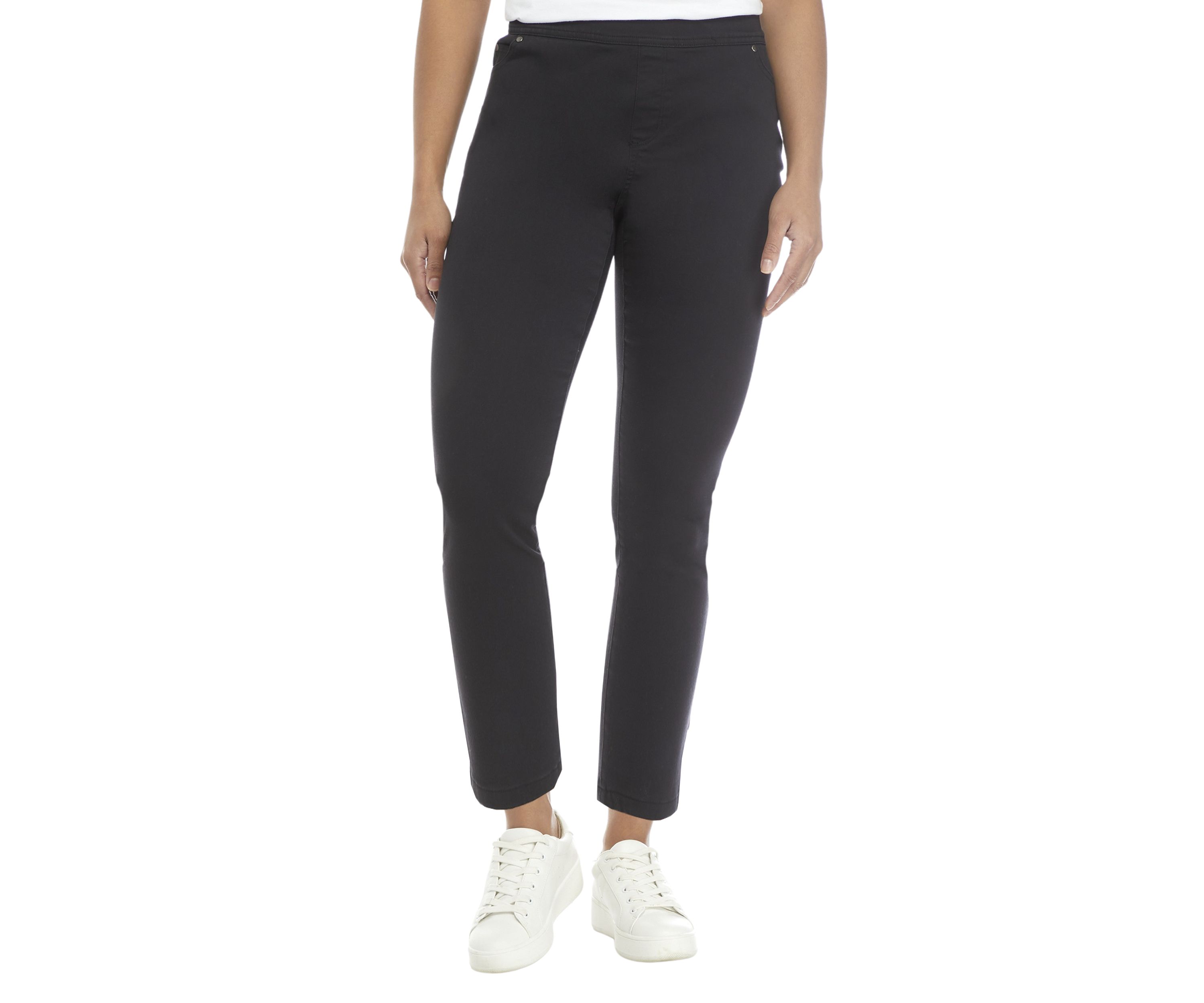 Petite Cotton Blend Pants 