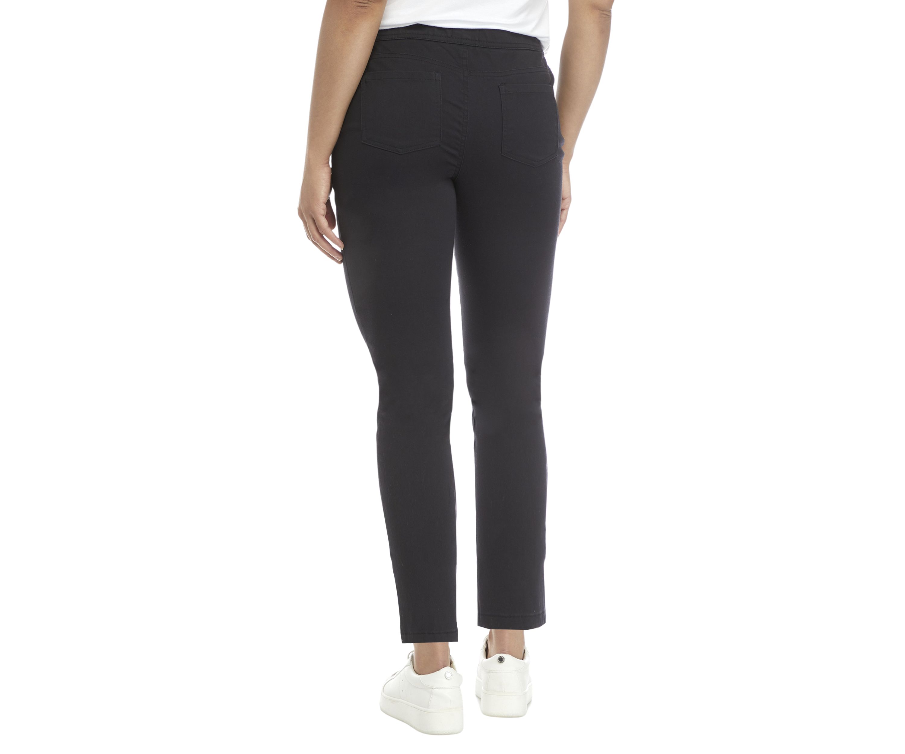 Petite Cotton Blend Pants 