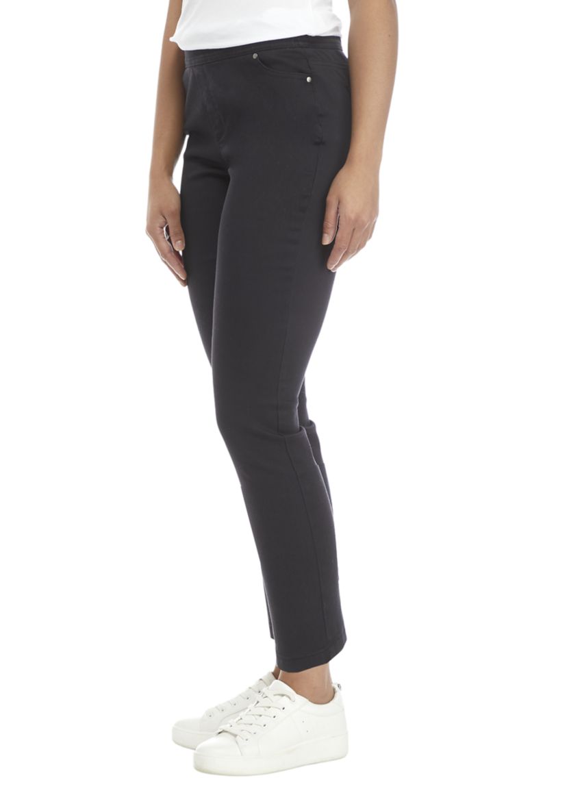 Petite Cotton Blend Pants 