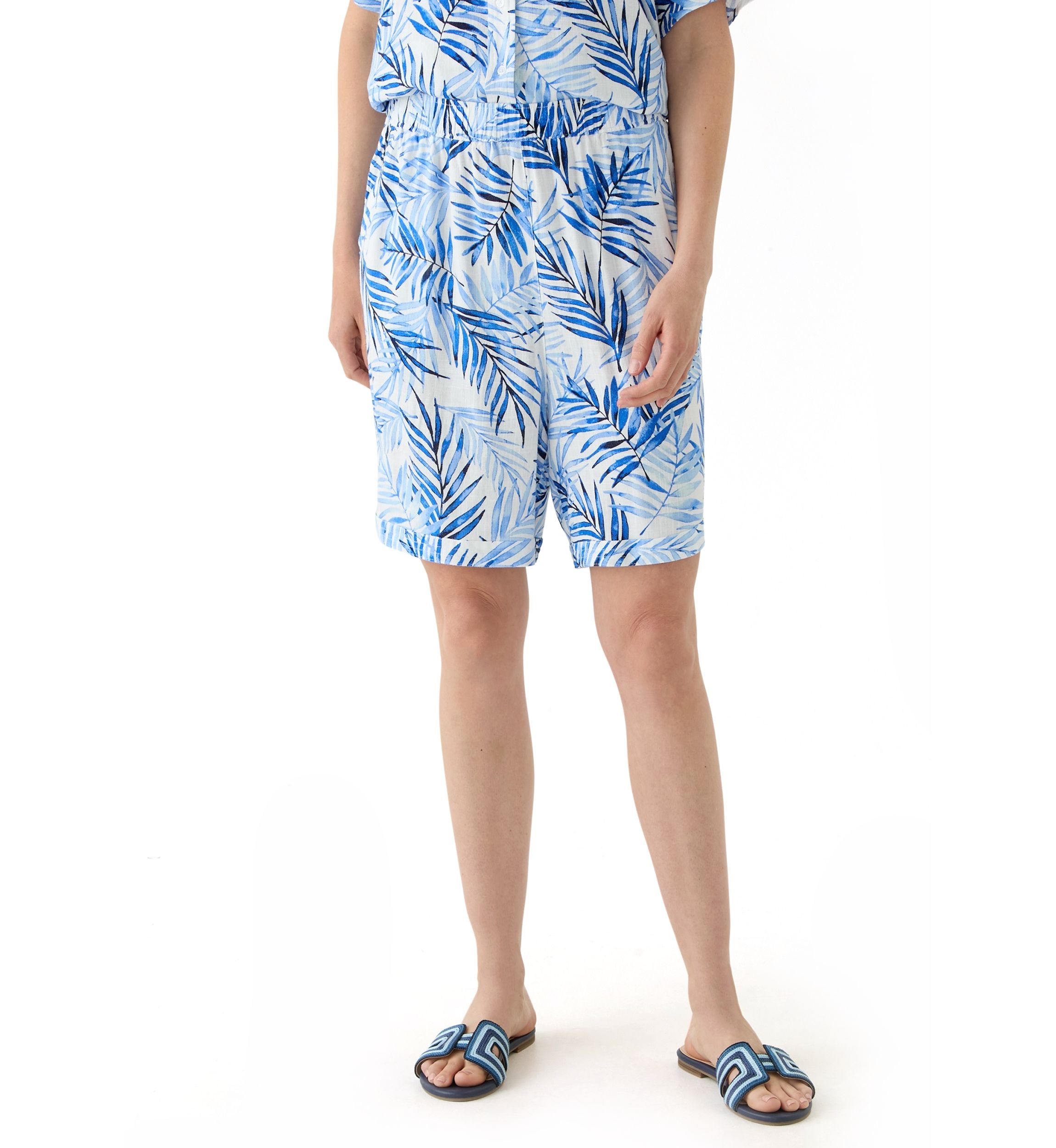 Womens Printed Bermuda Shorts