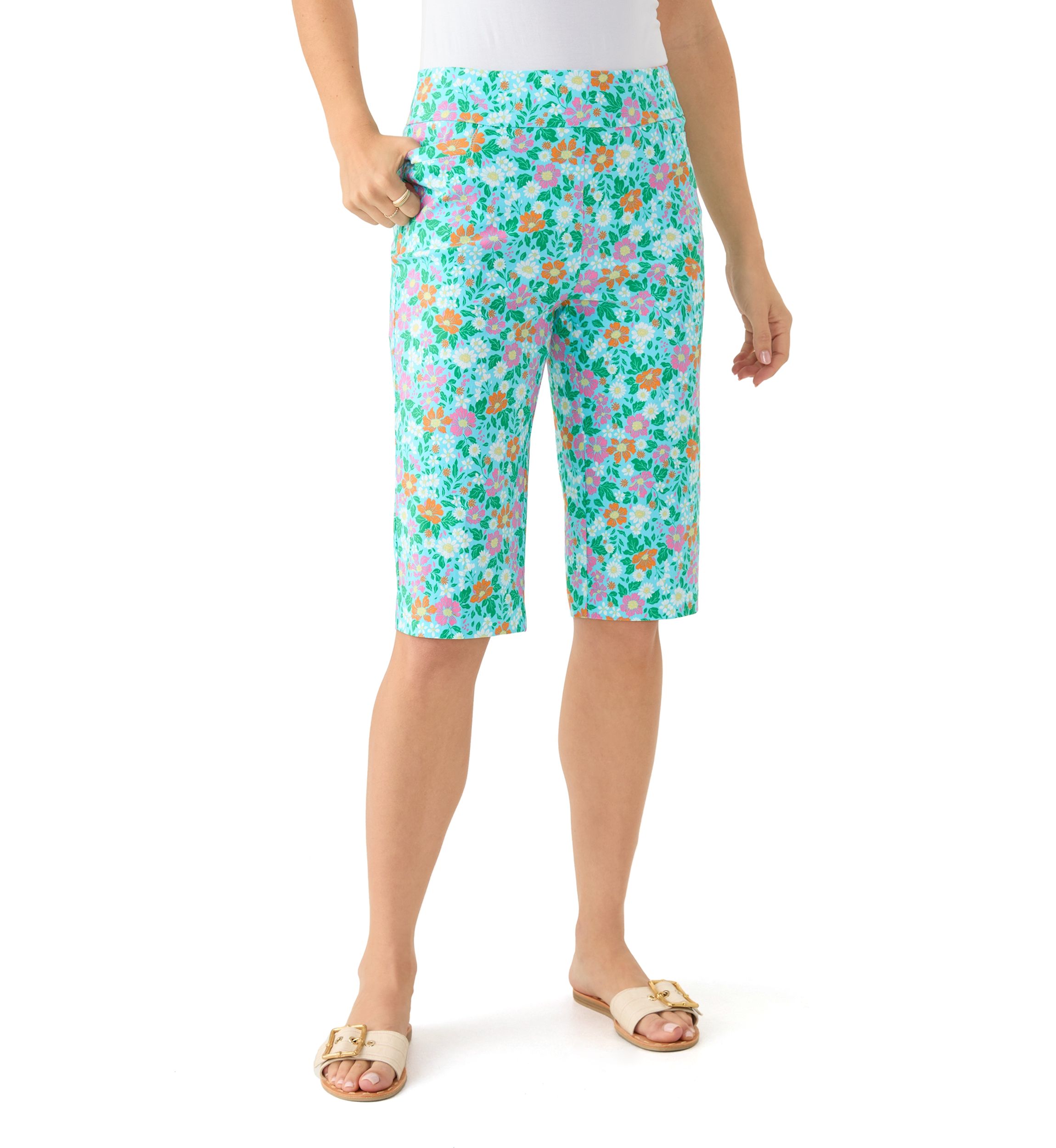 Womens Millennium Printed Bermuda Shorts