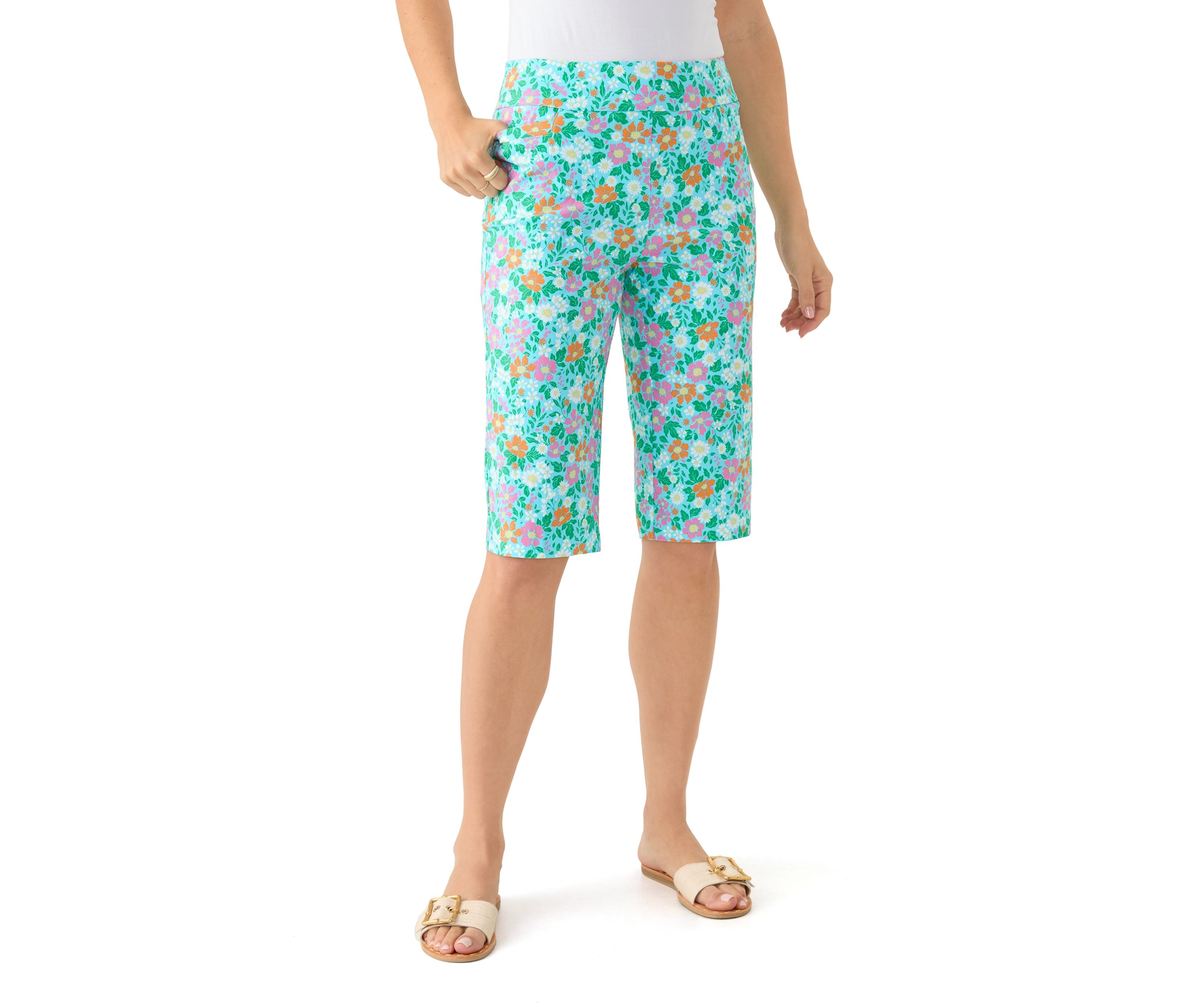 Womens Millennium Printed Bermuda Shorts