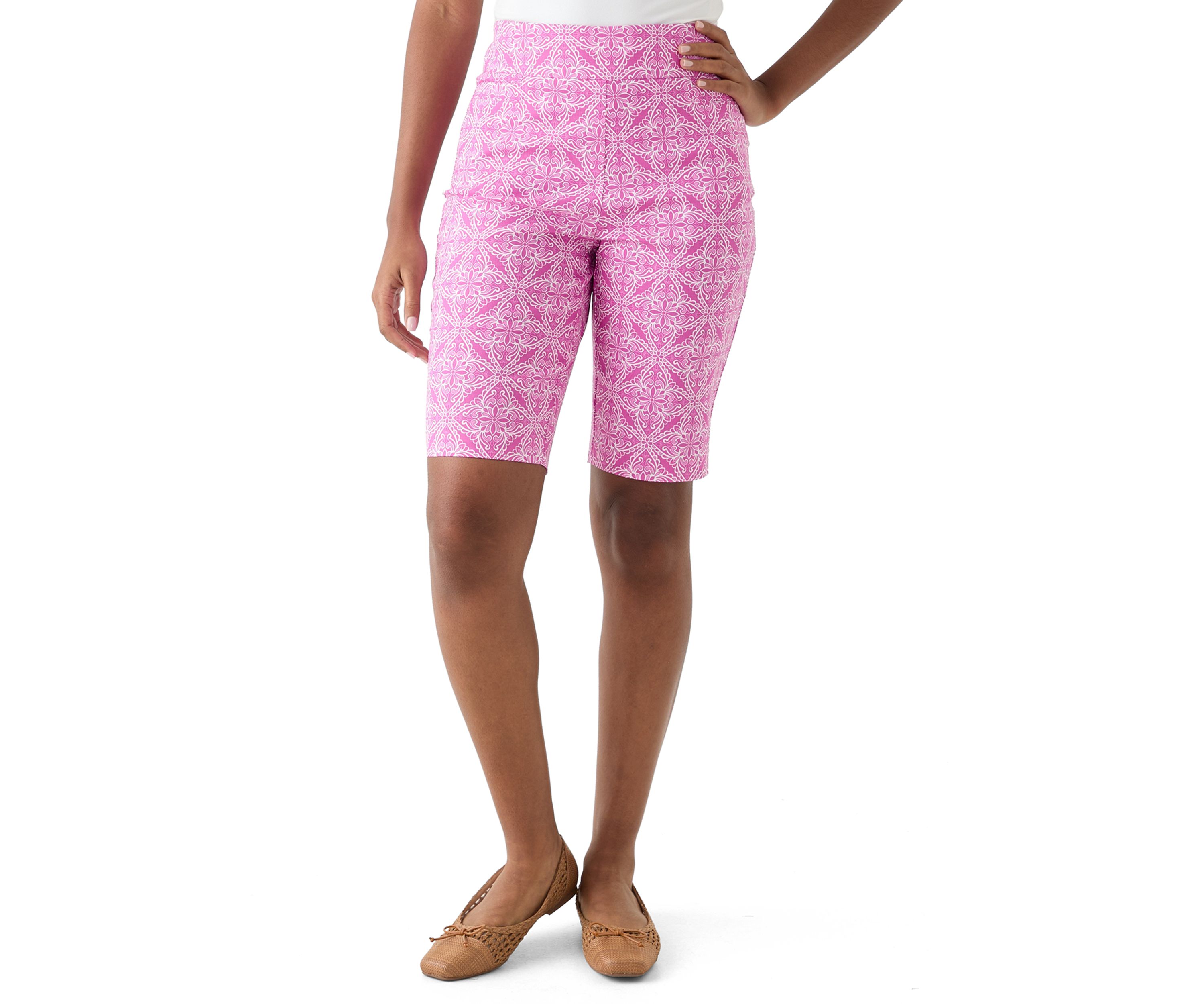 Womens Millennium Printed Bermuda Shorts