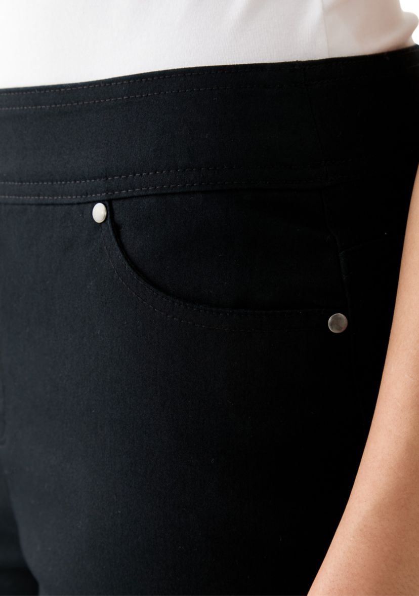 Womens Solid Bermuda Shorts
