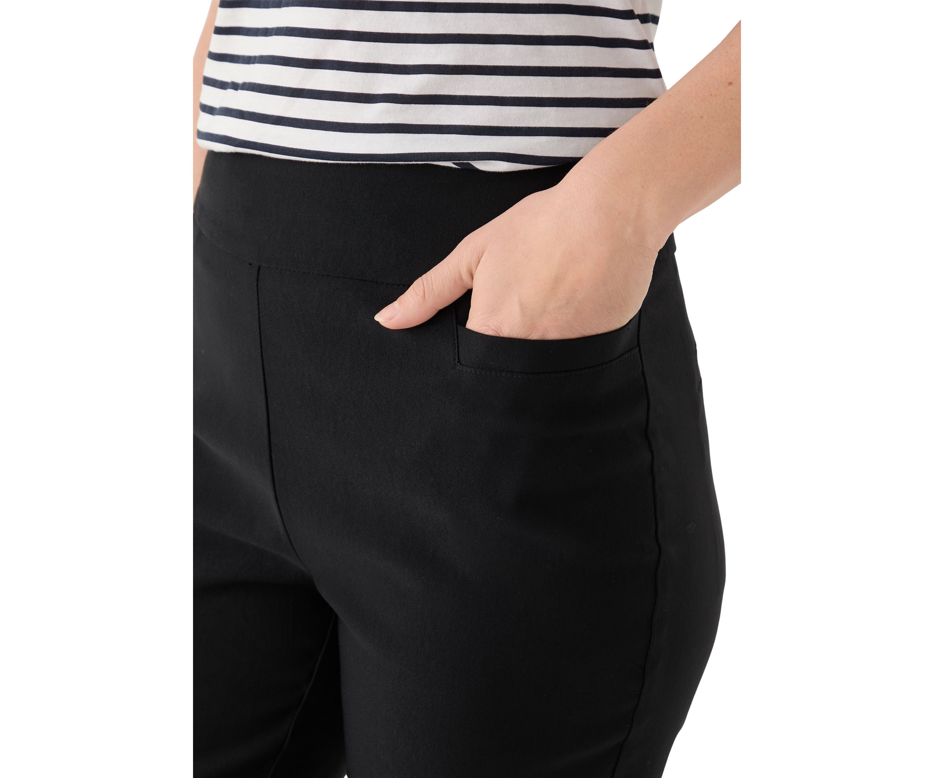 Womens Solid Bermuda Shorts