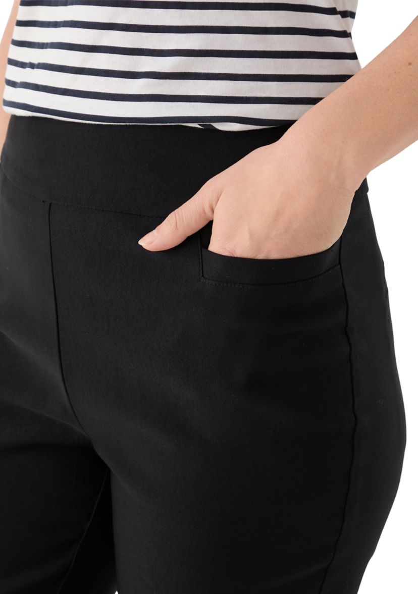 Womens Solid Bermuda Shorts