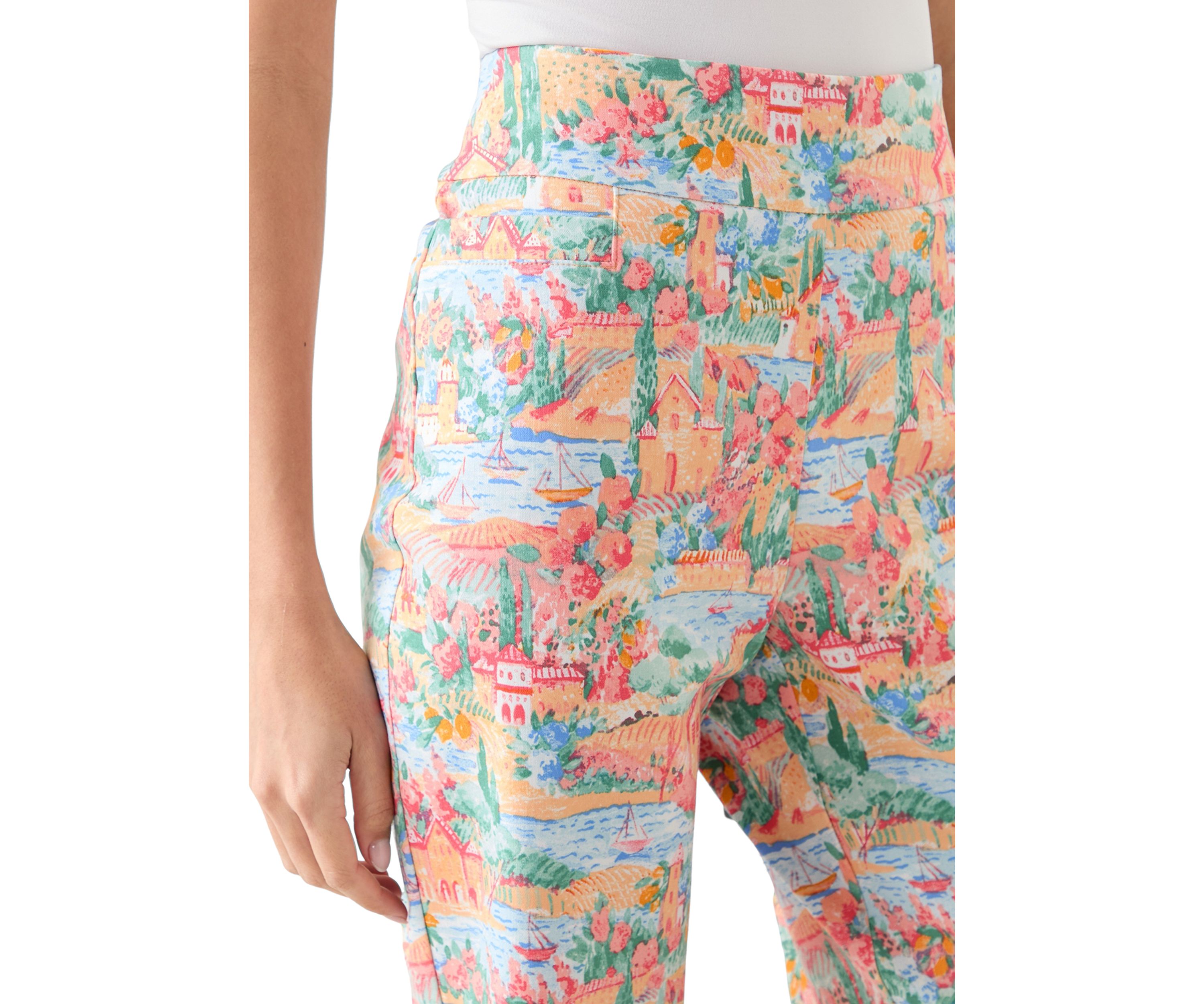 Petite Printed Bermuda Shorts