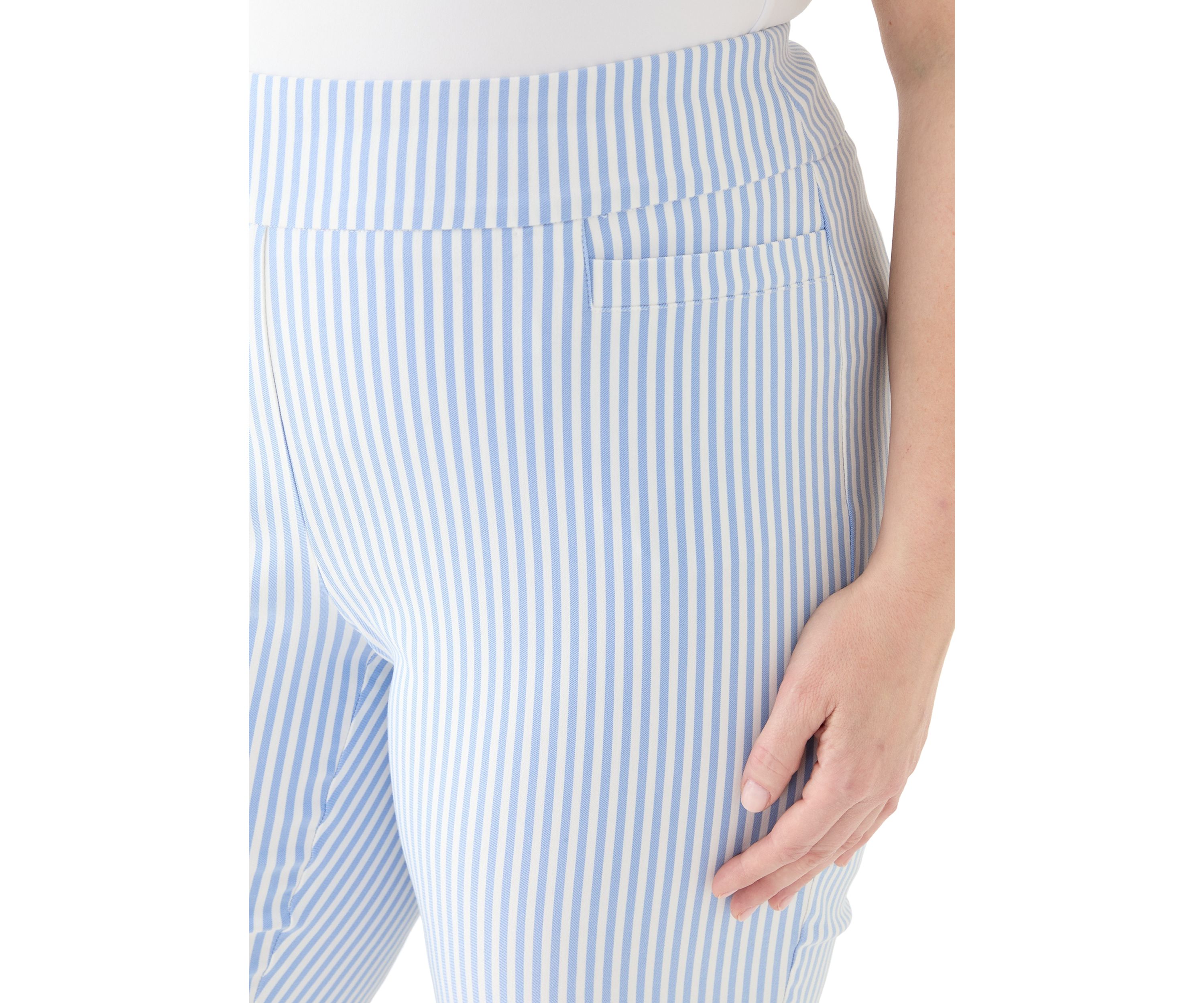 Plus Size Millennium Bermuda Stripe Shorts
