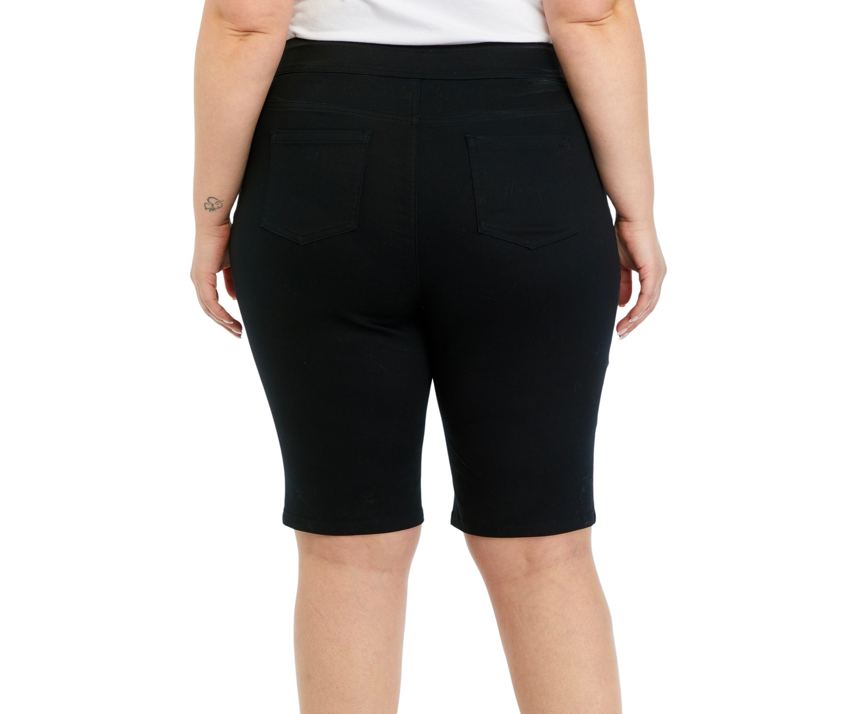 Plus Size Cotton Bermuda Shorts