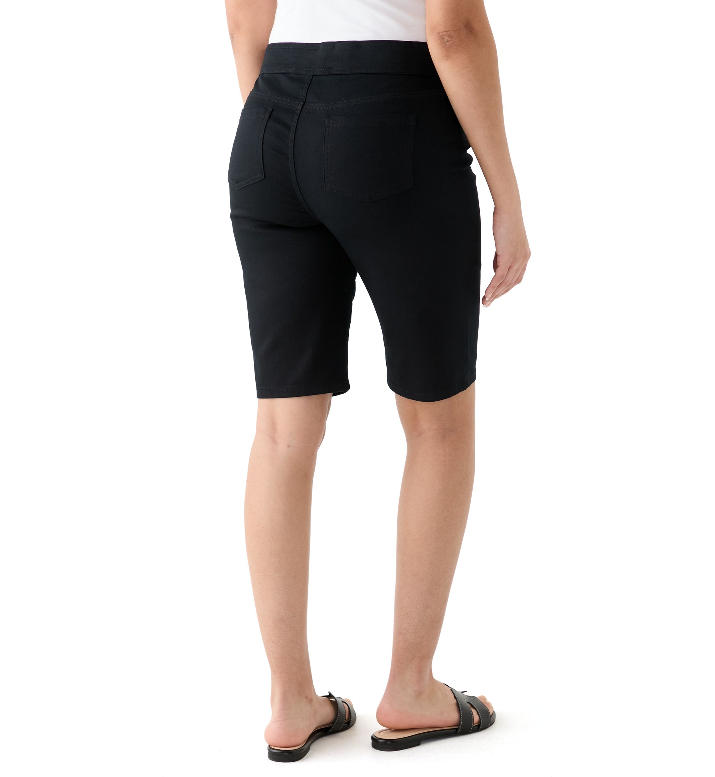 Plus Size Cotton Bermuda Shorts