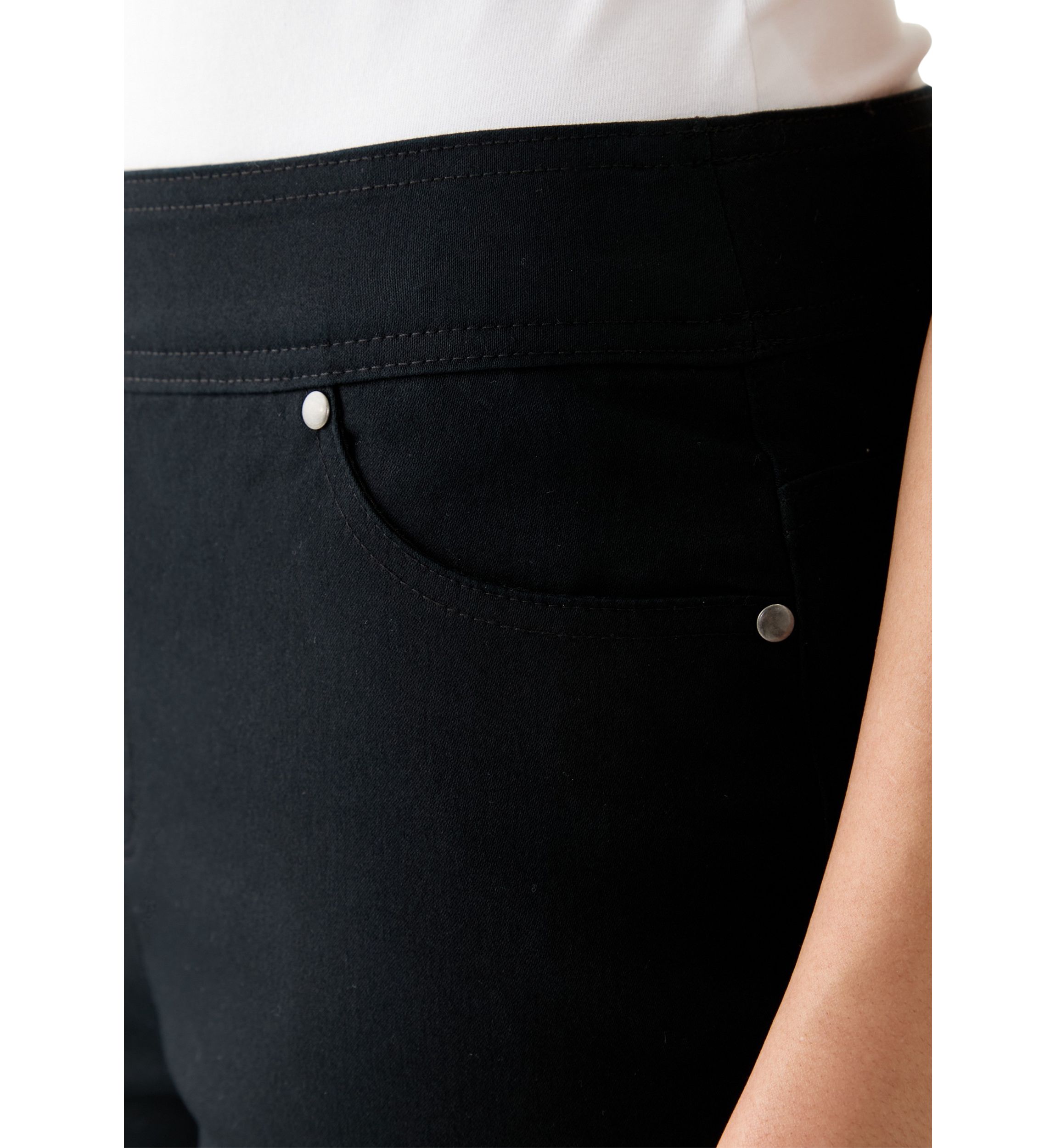 Plus Size Cotton Bermuda Shorts