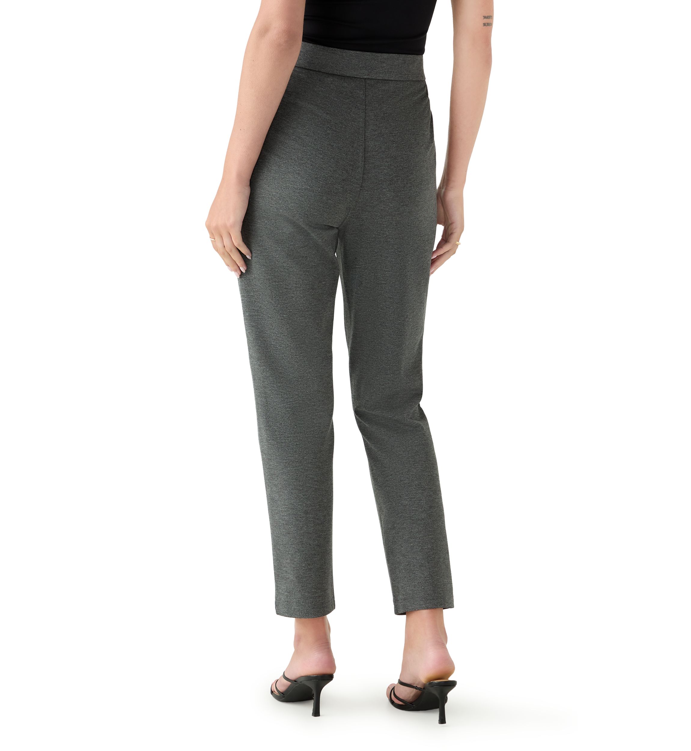 Womens Pull On Ponte Pants