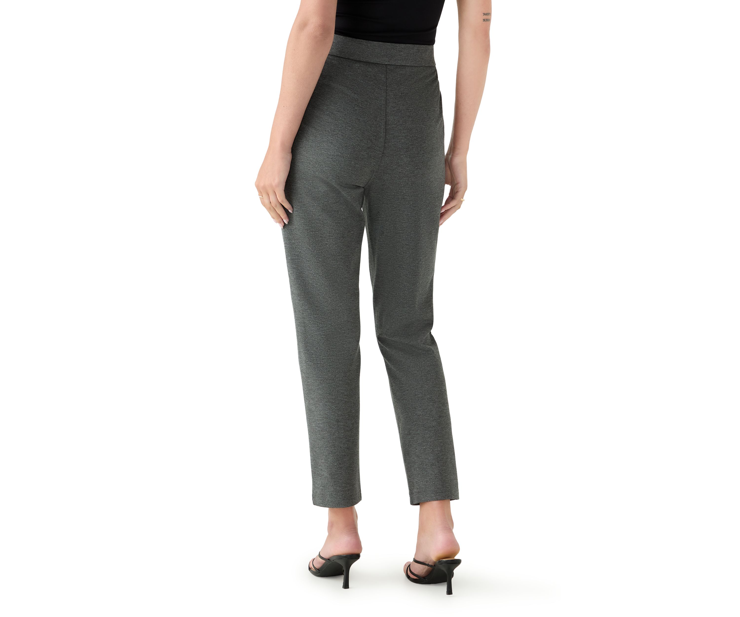 Womens Pull On Ponte Pants